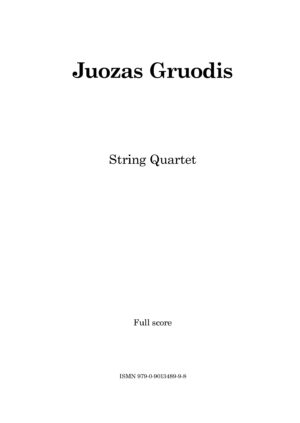 Juozas Gruodis - String Quartet