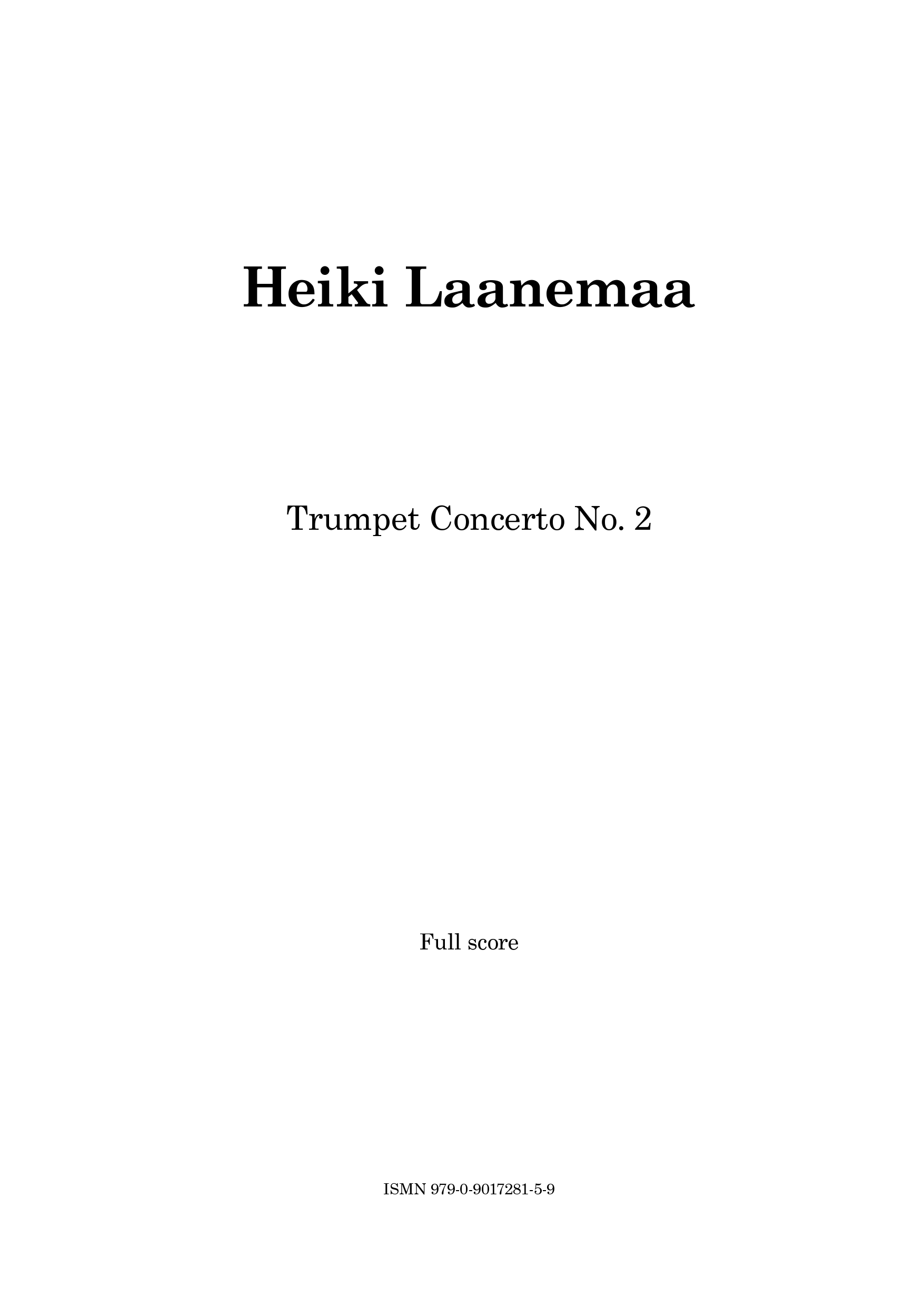 Heiki Laanemaa - Trumpet Concerto No.2